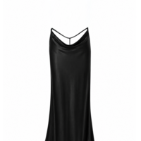 4 AM Slip Cowl-Back G-String Detail Gown