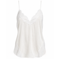 Left Undone Lace & Satin Camisole Top
