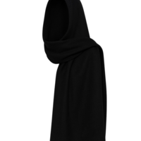 Black Wool Wrap Scarf