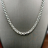 Сребърен синджир плетка 