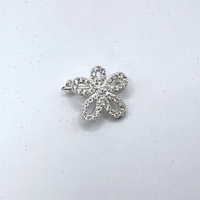 Брошка Цвете с циркони