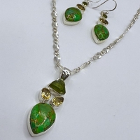 Комплект с тюркоаз със стабилизиран цвят