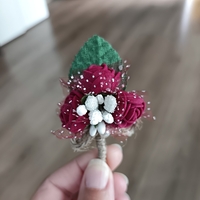 Бутониери - бордо