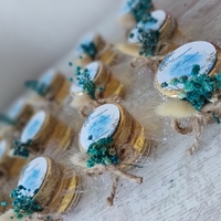 Бурканче с мед - син