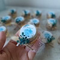 Бурканче с мед - син