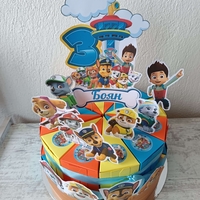 Картонена торта Paw Patrol