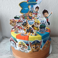 Картонена торта Paw Patrol