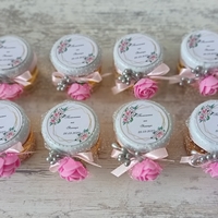 Бурканче с мед - розова роза