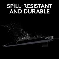 Гейминг клавиатура Logitech - G213 Prodigy, RGB, черна
