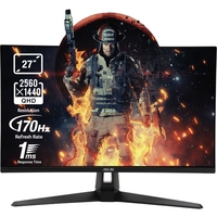 Гейминг монитор ASUS - TUF Gaming VG27AQA1A, 27, 170Hz, 1ms, VA, FreeSync
