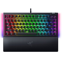 Механична клавиатура Razer - BlackWidow V4 75, Orange, RGB, черна
