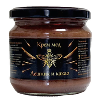 Крем мед с лешник и какао, 430 гр. КОСТОВ