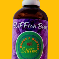 ЛОСИОН ЗА ТЯЛО С ШАФРАН SLiFFron Body, 100 ml. стъклено шише