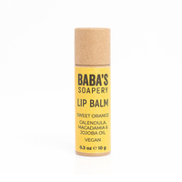 Балсам за устни със сладък портокал, 10 гр. BABA'S SOAPERY