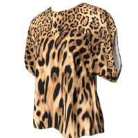 Блуза леопард