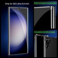 Samsung Galaxy S23 Ultra - 4 броя UV стъкла и 4 броя протектори за обектива на камерата