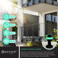 Вертикална тента KESSER 150 x 310 см