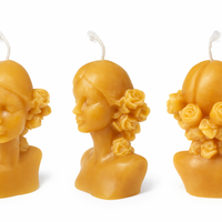 Ръчно изработена свещ от пчелен восък 