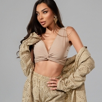 Топ Nude Drape