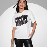 T-shirt KALÈA с черна щампа