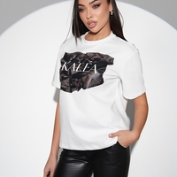 T-shirt KALÈA с черна щампа