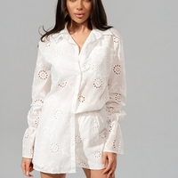 Комплект White Broderie Shirt