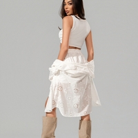 Топ White Drape