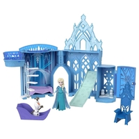 Игрален комплект Mattel Disney Frozen Замъкът на Елза с кукла и аксесоари