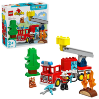 LEGO® DUPLO® Town Пожарна кола с маркуч и пожарникар 10473