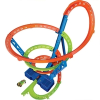 Детска писта Mattel Hot Wheels Spiral Speed Crash, с една кола