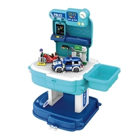 Конструктор в трансформираща се раница Raya Toys Полиция, 204 ч.