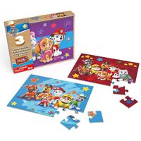 Детски дървени пъзели Spin Master Paw Patrol 3 броя х 24 ч.