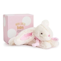 Плюшена играчка Doudou Bonbon Заек, Розов, 20 см.