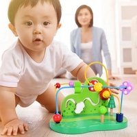 Дървена детска игра Монтесори Raya Toys Лабиринт Гора