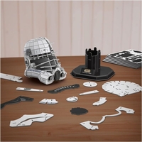 Модел за сглобяване Spin Master 4D Build Star Wars Stormtrooper Helmet, 121 ч.