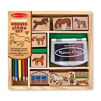Дървени печати Melissa and Doug Кончета 12410