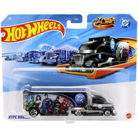 Детска играчка камион Mattel Hot Wheels Track Fleet Влекач с ремарке 1:64, асортимент, HYT56