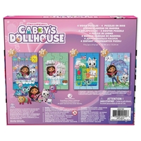 Детски дървени пъзели Spin Master Gabby's Dollhouse 4 броя, 72 ч.