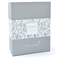 Музикална плюшена играчка Doudou Bohaime, Мече, 20 см., Син