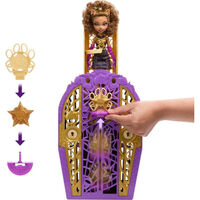 Игрален комплект Mattel Monster High Hauntlywood Clawdeen Wolf, кукла с аксесоари, JBG80