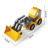 Конструктор Feelo Car Series Bulldozer, 9 ч.