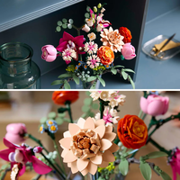 LEGO® Botanicals Букет с розови цветя 10342