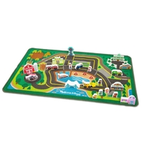 Килимче за игра с дървени превозни средства Melissa and Doug Paw Patrol 33273