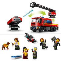 LEGO® City Пожарна команда и пожарникарски камион 60414
