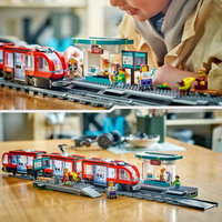 LEGO® City Трамвай и гара в центъра на града 60423