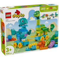 LEGO® DUPLO® Town Динозаври на колела 3 в 1 10451