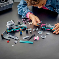 LEGO® City Състезателна кола и камион автовоз 60406