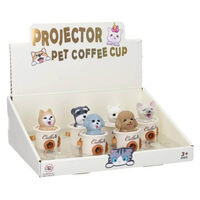Проектор Raya Toys кученце в чашка за кафе, 8 см.
