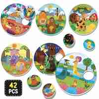 Образователна игра Lisciani Montessori Baby Round Puppies