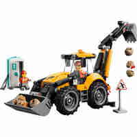 LEGO® City Жълт багер със задна лопата 60480